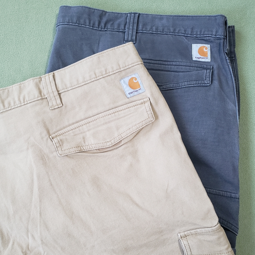 2 Pairs Of Carhartt Relaxed Fit Cargo Shorts
